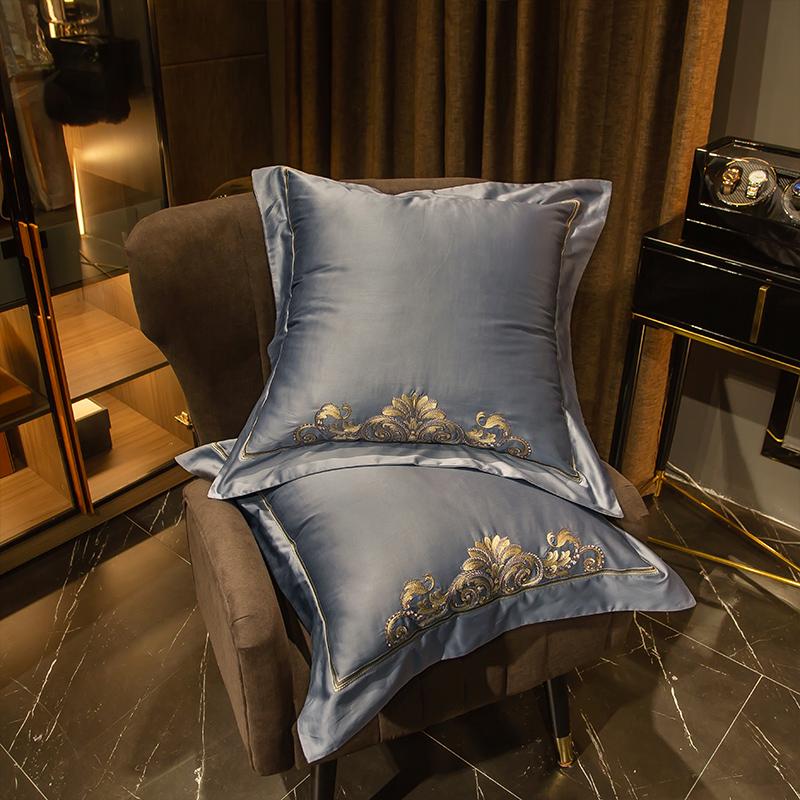 4/6 шт. Пододеяльник 100% египетский хлопок Роскошная вышивка housse de couette для спальни Покрывало на кровать из чистого хлопка Кинг