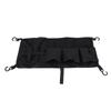 Camping Cart Side Storage Bag Oxford Cloth Multi Compartments Foldable Wagon Side Pocket Bag Black