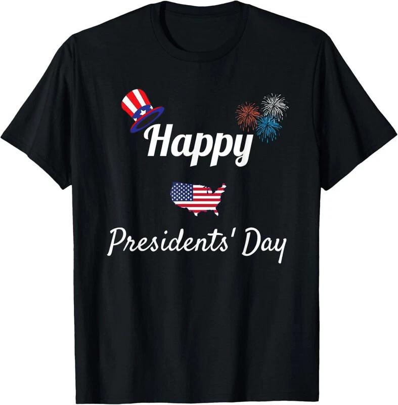 Awesome Political Happy Presidents' Day US Map Gift Unisex T-Shirt