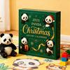 Panda Christmas Advent Calendar 2025 24 Days Countdown Box Unique Panda Figurines Festive Decor for Tree & Animal Lovers