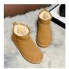 Зимние ботинки женские хлопковые ботинки на толстой подошве с толстым флисом теплые и короткие рукава хлопковые ботинки зимние короткие нескользящие