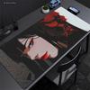 Oni Devil Mask Rubber Mouse Mat Gamer Mouse Pad Anime Girls Large Gaming Mousepad Game HD Print Keyboard Pads Non-Slip Deskmat