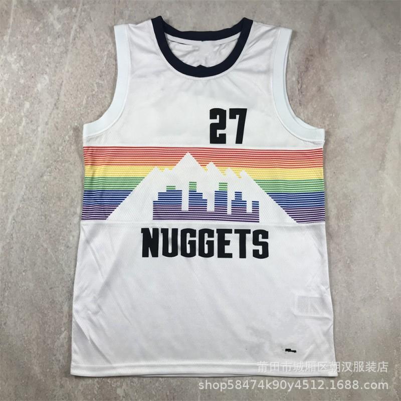 Mens Cotton Basketball Jersey NBA Team City Edition Heat Pressed Custom Name Number