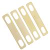 4Pcs Guitar Neck Shim Brass Material Heightening Gasket Set Musical Instrument AccessoriesGold