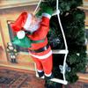 New Cute Window Decor Party Ornament Climb Ladder Doll Santa Claus Xmas Ornaments