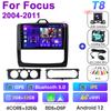 2 Din Android 12 автомобильный радиоприемник для Focus 2 3 Mk2 Mk3 2004 - 2011 мультимедийный видеоплеер GPS 4G Carplay Auto Stereo DVD QLED RDS DSP