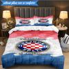 HNK Hajduk Split 3pcs Bedding,Including 1pc Duvet Cover And 2pcs Pillowcases Perfect for Christmas,Ideal for Bedroom, Dormitory