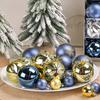 44pcs Shatterproof Painted Christmas Balls Pendant Merry Christmas Decor  Holiday Wedding Party