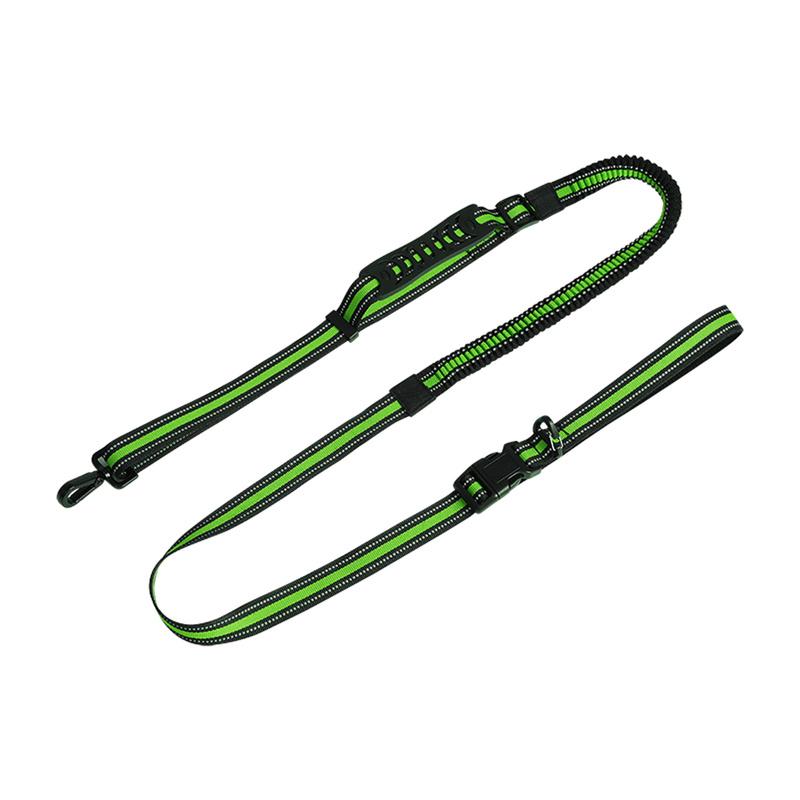 Pet Double Handle Dog Lead Reflective Dog Lead,Hands Free Dog Lead for Running Walking Training Hiking, Ideal for Medium To Large Dogs