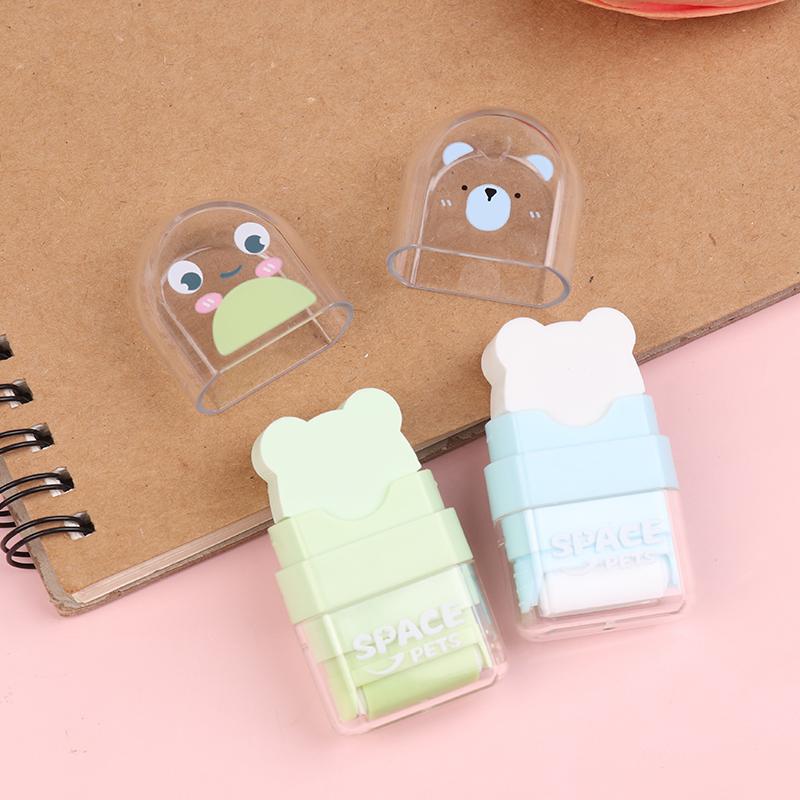 2 шт./набор ластик-ролик ластик в форме животного чистый мало стружки милый мультяшный ластик