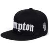 Бейсболка с вышивкой COMPTON, кепка в стиле хип-хоп Snapback, плоская модная спортивная кепка для унисекс, регулируемые кепки для папы