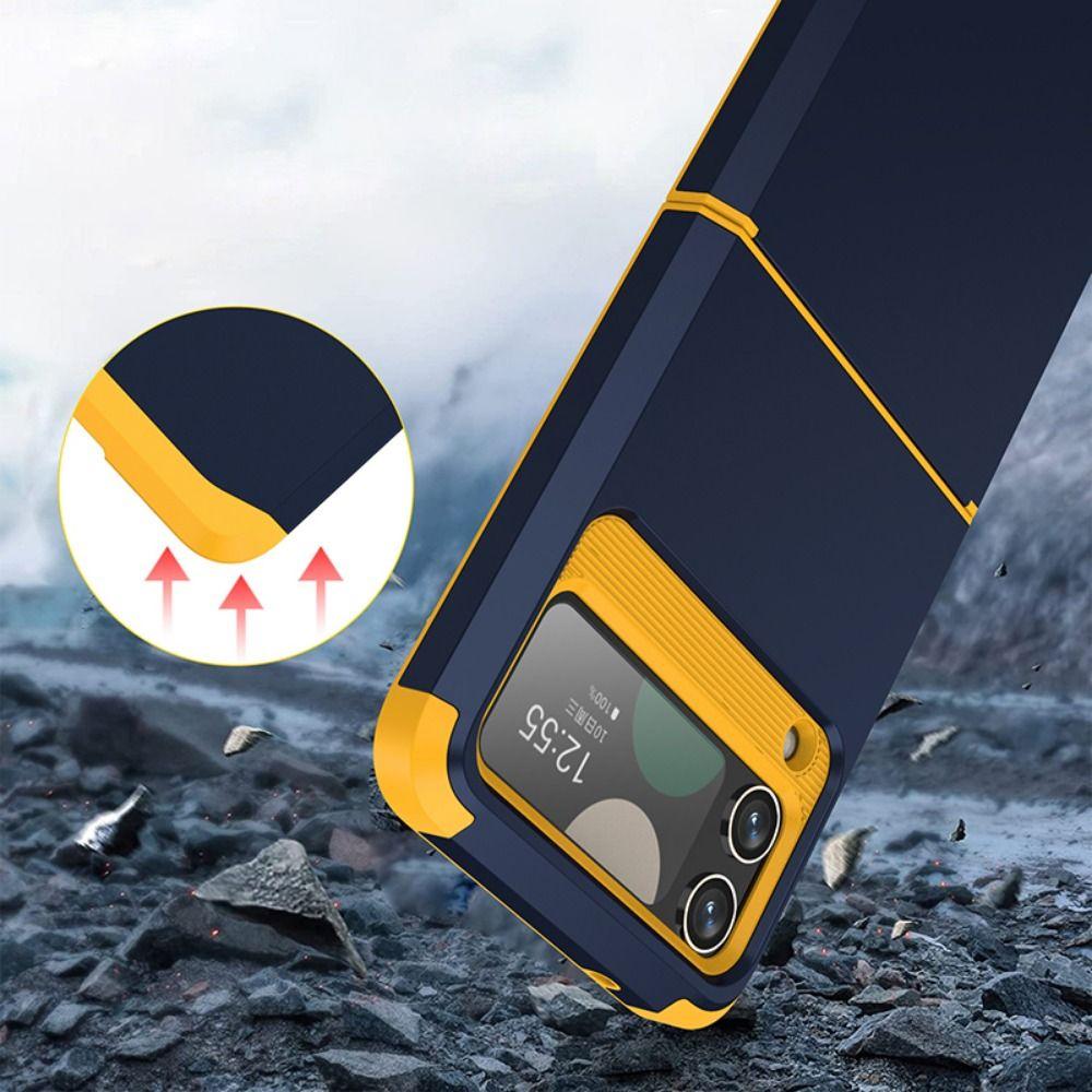 Противоударный чехол Z Flip 3/4/5 с шарнирным креплением, защитный чехол для мобильного телефона, новый чехол для телефона Samsung Galaxy