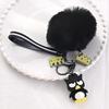 Cute Sanrio Cartoon Keychain: Kuromi & Cinnamoroll Plush Bag Charm