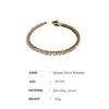 Zircon Geometric Bracelet for Women Luxury Bracelets Hand Chain Trendy Accessories Jewelry Gifts