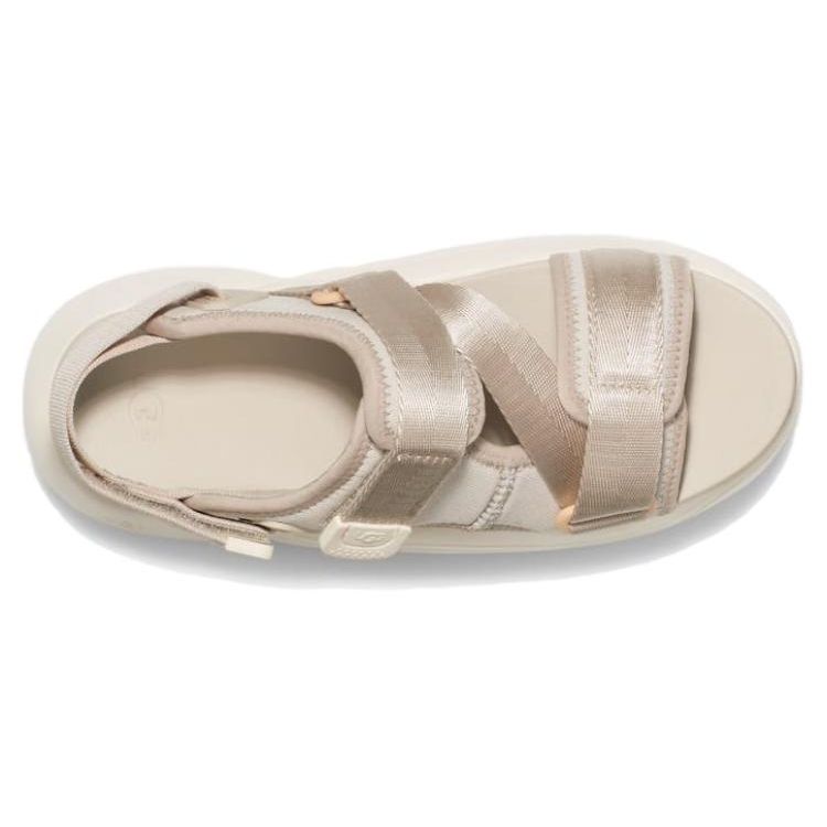 UGG Универсальные пляжные сандалии с круглым носком, женские сандалии бежевого цвета 1152688-CERA