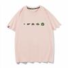Little Tadpole Time Short Sleeved Tshirt Unisex And Unisex Pure Cotton Summer Heavyweight Casual Base Shirt Half Sleeved Couple
