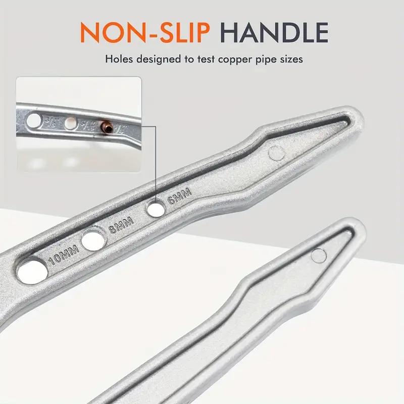 Трубогиб 3 в 1 Ручные инструменты для гибки труб 1/4, 5/16 и 3/8 дюйма для медных, алюминиевых, латунных и тонкостенных труб из нержавеющей стали