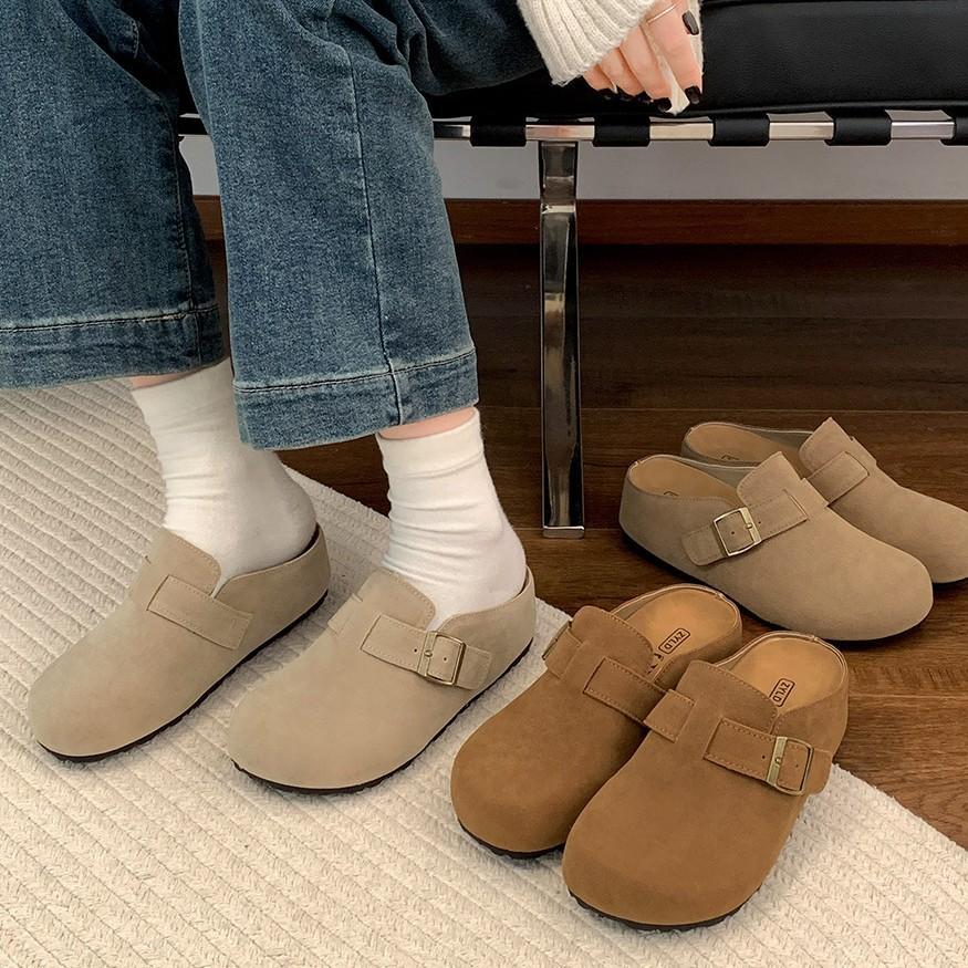 Модные и легкие ретро платформенные Birkenstocks женская верхняя одежда увеличивающая рост однопедальная сумка головка тапочки