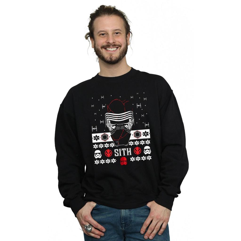 STAR WARS Mens The Rise Of Skywalker Christmas Sith Sweatshirt