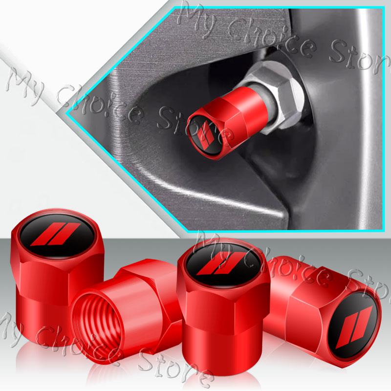 4Pcs/Set Emblem Car Metal Alloy Tire Valve Caps Wheel Stem Air Dust Covers For Dodge Challenger Charger Journey Durango Ram 1500 T777