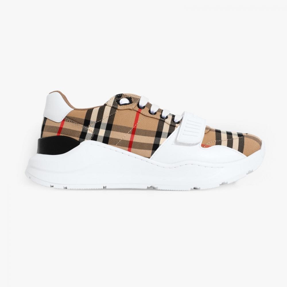Burberry Проверьте замшевые кроссовки A7028