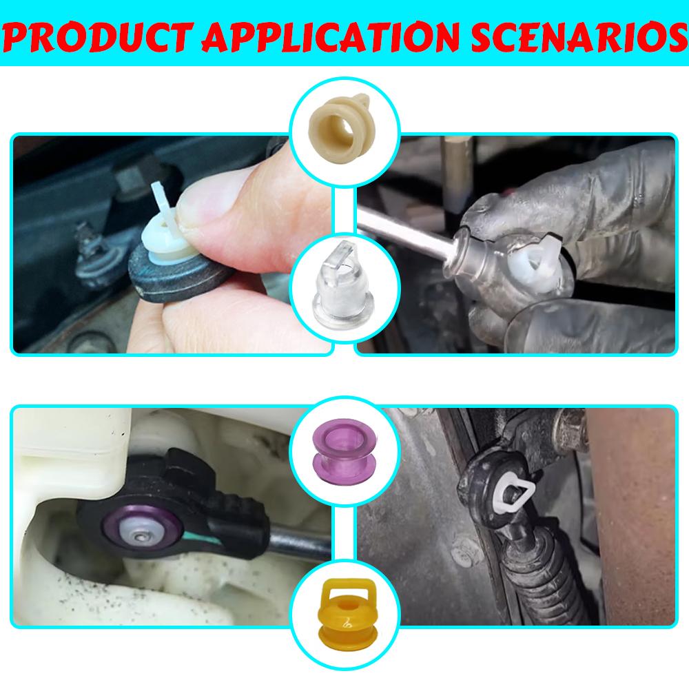 10X Gearbox Transmission Shift Cable Linkage Bushing Rubber Repair Kit For Ford Kuga Escape Chevrolet GMC Kia Nissan Hyundai