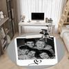 1 шт. Коврик для пола Круглый Ковер Музыкальная группа One Direction Офис Под Офисные стулья Спальня Гостиная Домашний декор a1016276