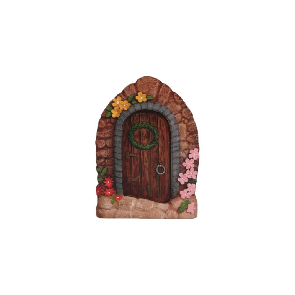 Садовое искусство Феи Дверь Фигурки Винтаж Дерево Миниатюрная Креативная Дверь для Феи Сада