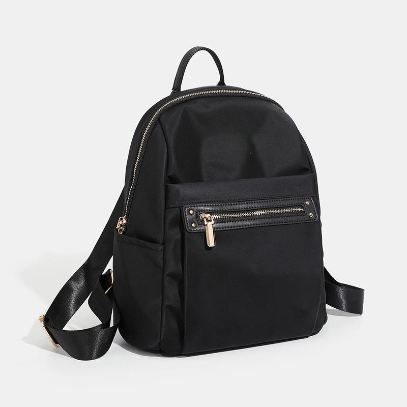 Повседневный студенческий легкий рюкзак однотонный универсальный стильный женский рюкзак ткань Оксфорд для поездок на работу и путешествий