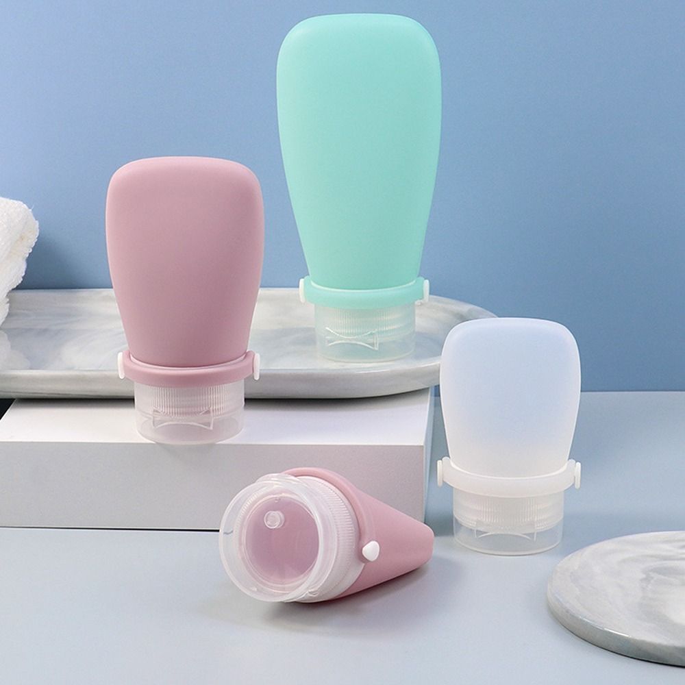 Аксессуары Силиконовая Портативная Пустая Бутылка Многоразовые Бутылки Контейнер с Дозатором Упаковка для Лосьона