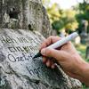UV Resistant Memorial Paint Pen Touch Up for Tombstone Lettering and Inscriptions Precision Tip Stone Surface Repair Marker Restoration Waterproof