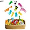 10Pcs/bag Mini Cartoon Animal Farm Sign Resin Fruit Fork Toothpick Kids Bento Lunch Tableware Decor
