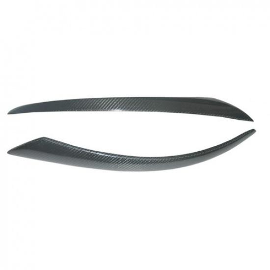 Front Headlight Eyelid Eyebrow Lamp Trim For Volvo S40 V50 2004-2012 2009 2011