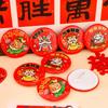 Cute Design Spring Festival Brooch Colorful New Year's Badge  Children Party