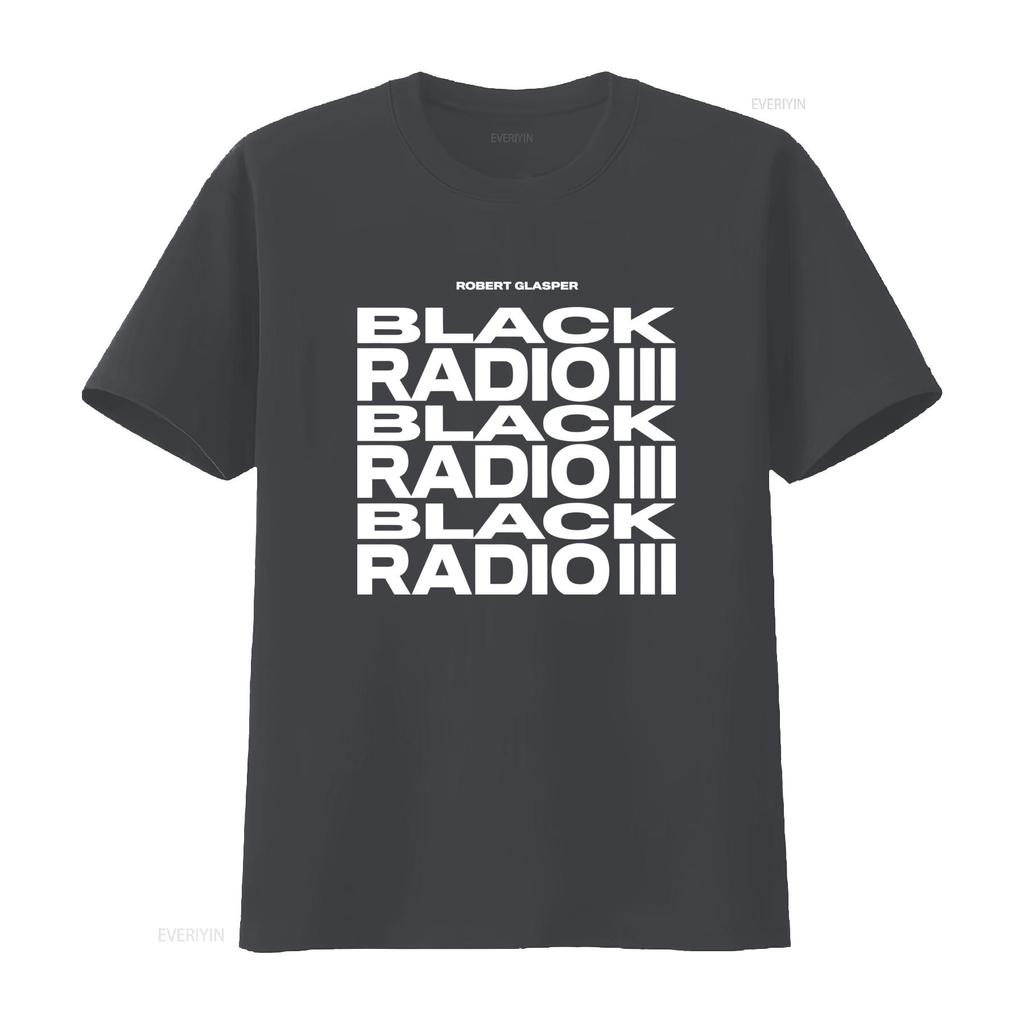 Новый с биркой футболка Robert Glasper Black Radio Стильный дизайн для любителей музыки винтажная стирка Универсальная Эластичная Слегка Мягкая мода