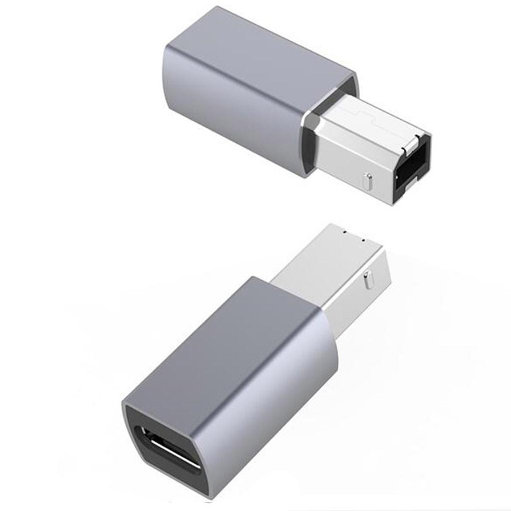 Адаптер USB C «мама» к «папе» принтера USB Type C на USB B, конвертер, поддержка синхронизации данных для принтера, электропиано