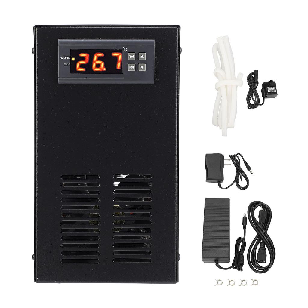 20L Aquarium Chiller Wifi Digital Display Low Noise APP Control Fish Tank Cooling System for Aquaculture 0.35A US Plug