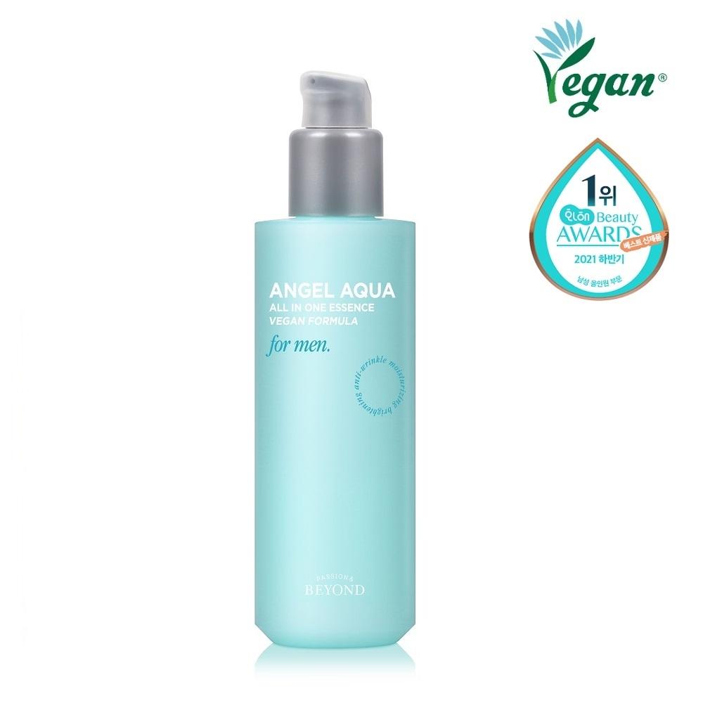 Beyond Angel Aqua For Men All In One Essence Double Plan  200mlx2 Pack   Vegan 