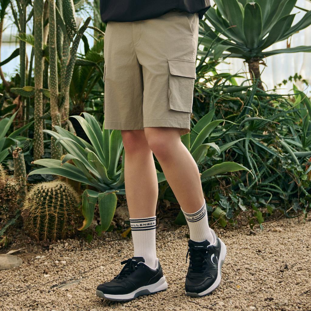 CHALLENGER Men'S Lightweight Knee-Length Cargo Shorts Khaki Beige
