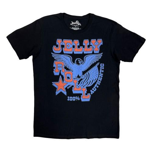 Jelly Roll Unisex Adult Eagle Flag T-Shirt