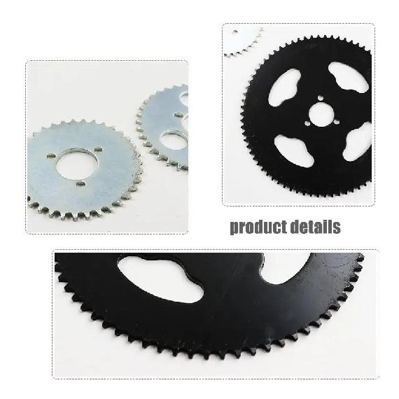 LINGQI T8F 32MM 74T 64T 58T 44T 38T 35T Rear Sprocket Motorcycle Gear Shaft Mini Moto ATV Quad Dirt Pit Pocket Bike Motocross