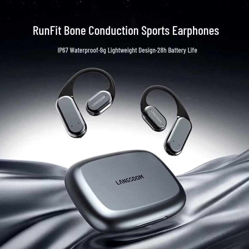 Lansdon RUN FIT TE11 Ear-Hook Bone Conduction Bluetooth Headphones