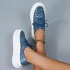 2024 Новая женская обувь Модный тренд Уличная комфортная подошва с увеличенной толщиной Повседневная дышащая спортивная обувь