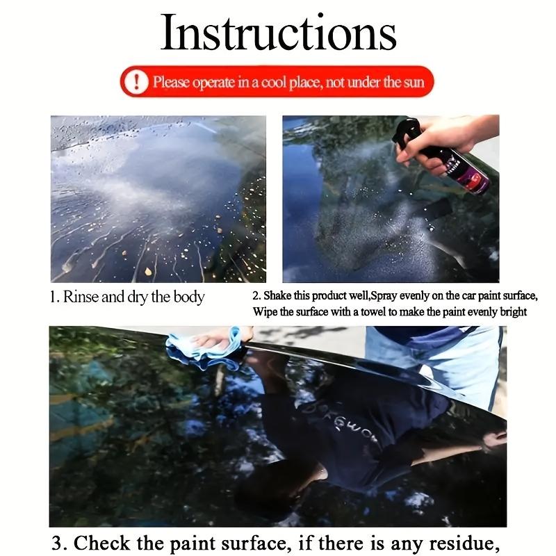 Automobile Ceramic Coating Strengthening Fast Nano Spray Anhydrous Car Wax Hydrophobic Paint Sealant Full-color Car Protection