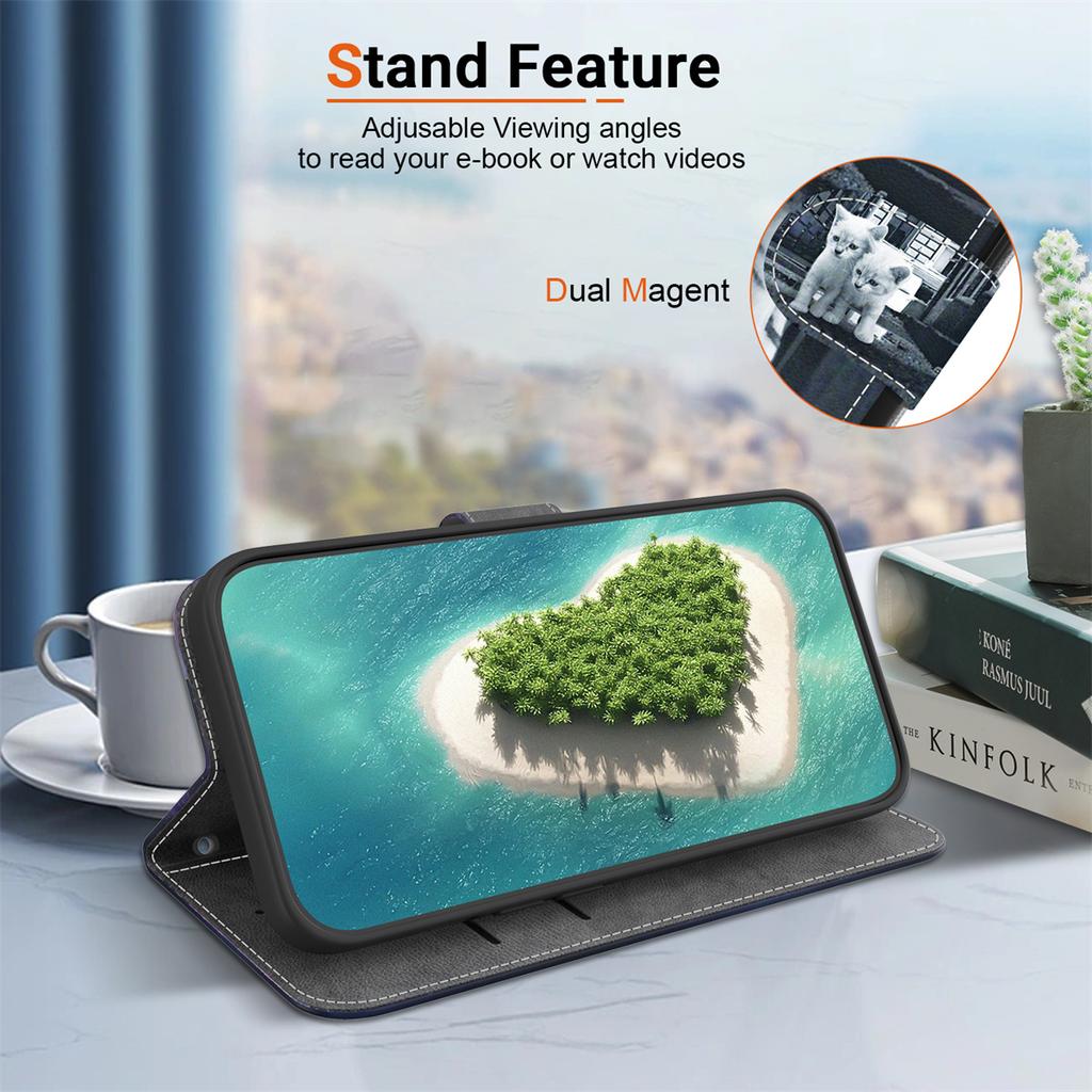 Кошелек-книжка с рисунком котенка и тигра, чехол из искусственной кожи с iPhone Samsung Umidigi Infinix TECNO... Подходит для более чем 900 моделей телефонов