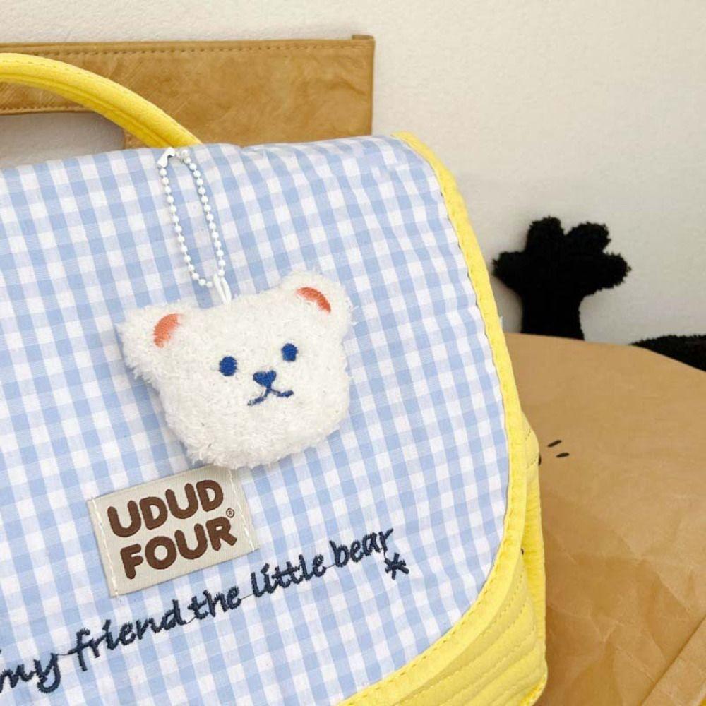 Stuffed Plush Dolls Cute Bear Plush Pendant Bag Pendant Plush Toy Cartoon Key Chain Birthday Gift