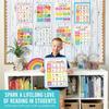 Sound Wall Classroom Phonics Posters - Syllable Types Posters For Classroom Decor, Long and Short Vowel Sounds Chart, Digraphs and Blends Poster, 9