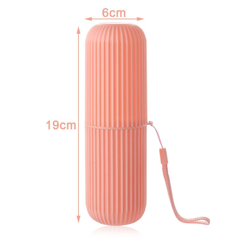 Контейнер Дорожная чашка Пластиковая коробка для хранения зубная щетка Нескользящая полоска Чехол для зубной щетки