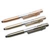 Multifunction Ballpoint Pen LED Light Foldable Phone Stand Night Reading Pencil Office School Students Carving Logo stylus Pen