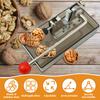 Walnut Cracker Stainless Steel Nut Opener Tool with Adjustable Jaw Efficient Pecan Cracker Tool for Almond Hazelnut Chestnut